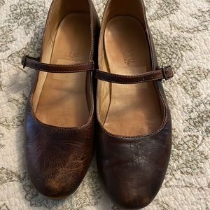 Bed Stu brown leather Mary Jane shoes. Sz 9.5